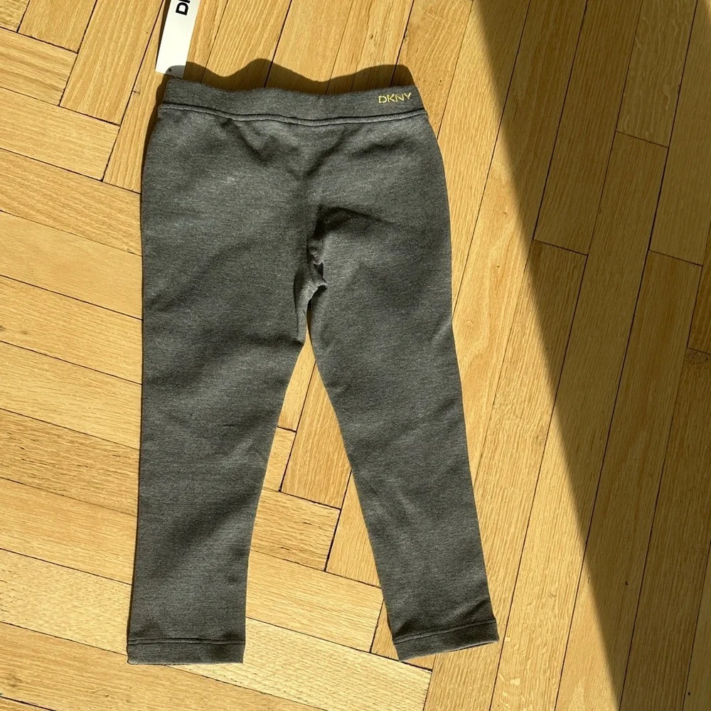 Girls Faux Leather Leggings - Picture 2 of 4